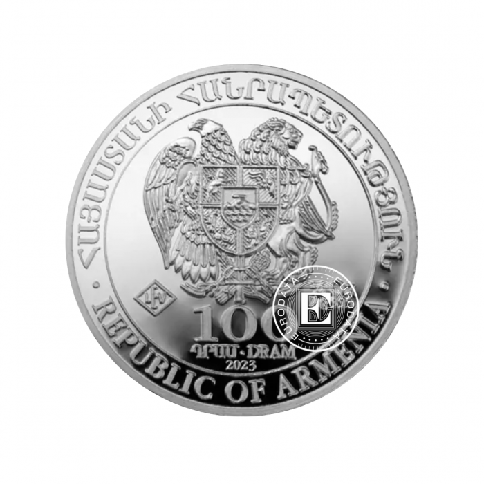 1/4 oz (7.78 g) pièce d'argent Noah's Ark, Armenie 2023