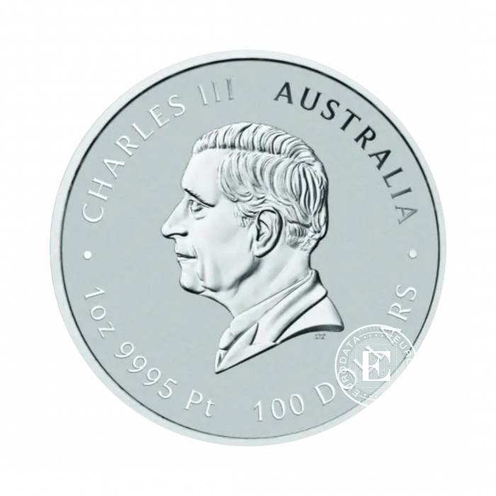 1 oz (31.10 g) platinmünze Lunar III - Year of Snake, Australien 2025