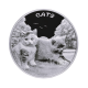 1 oz (31.10 g) sidabrinė moneta Cats, Fidžis 2024