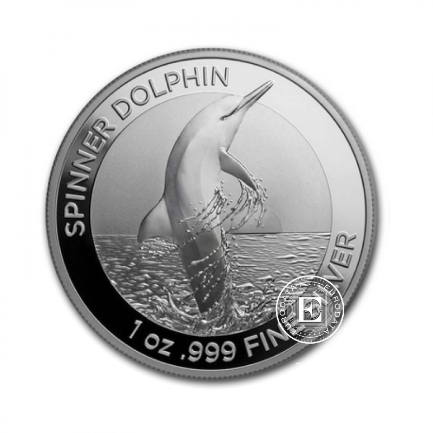 1 oz (31.10 g) sidabrinė moneta Spinner Dolphin, Australija 2020