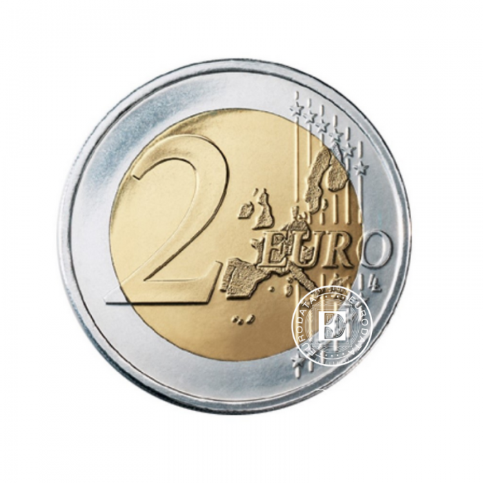 2 Eur moneta na karcie 35 rocznica programu Erasmus, Włochy 2022