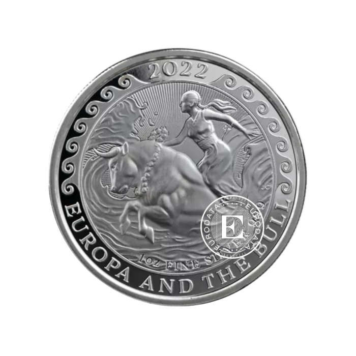 1 oz (31.10 g) pièce d'argent Europa, Malte 2022