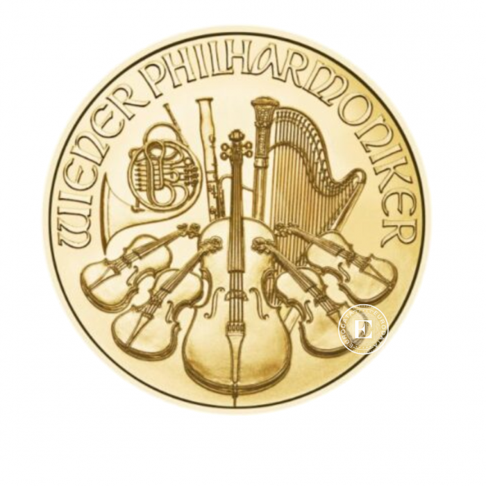 1/2 oz (15.55 g) auksinė moneta Filharmonija, Austrija 2024