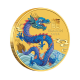 1/20 oz (1.55 g) goldmünze farbig  Lunar III - Year of  Dragon, Australien 2024