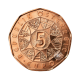 5 Eur copper coin Schladming, Austria 2013