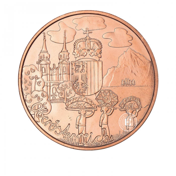 10 Eur varinė moneta Aukštutinė Austrija, Austrija 2016