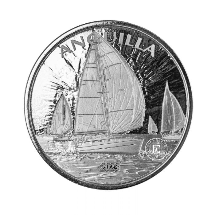 1 oz (31.10 g) silver coin EC8 Anguilla – Regatta, Eastern Caribbean 2023