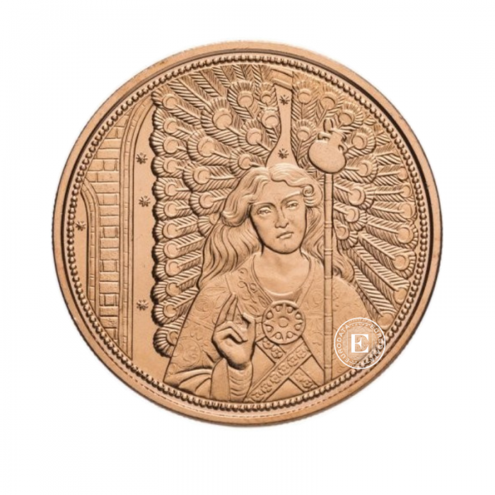 10 Eur varinė moneta Archangelas Rafaelius, Austrija 2018