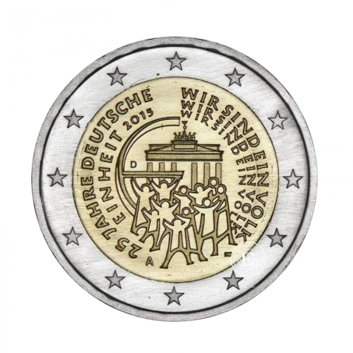 2 Eur coin 25 years of German Unity, Germany 2015