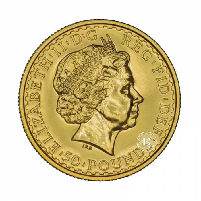 1/2 oz (15.55 g) Goldmünze Britannia, Großbritannien (random year)