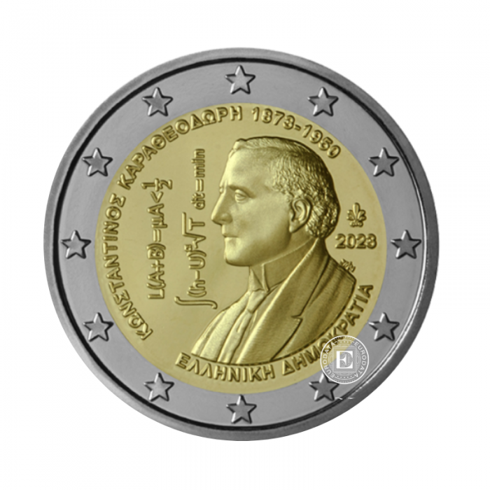 2 Eur moneta Constantine Caratheodory, Graikija 2023