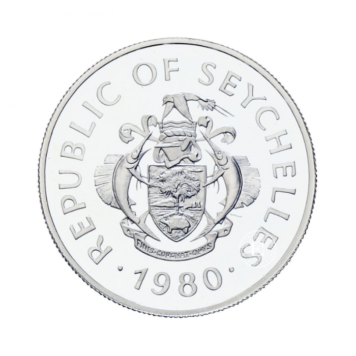 50 rupees (19.44 g) silver PROOF coin International Year of the Child, Seychelles Islands 1980