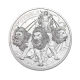 1 oz  (31.10 g) pièce d'argent The Goddesses - Cybele and the Lions, St. Hélène 2024