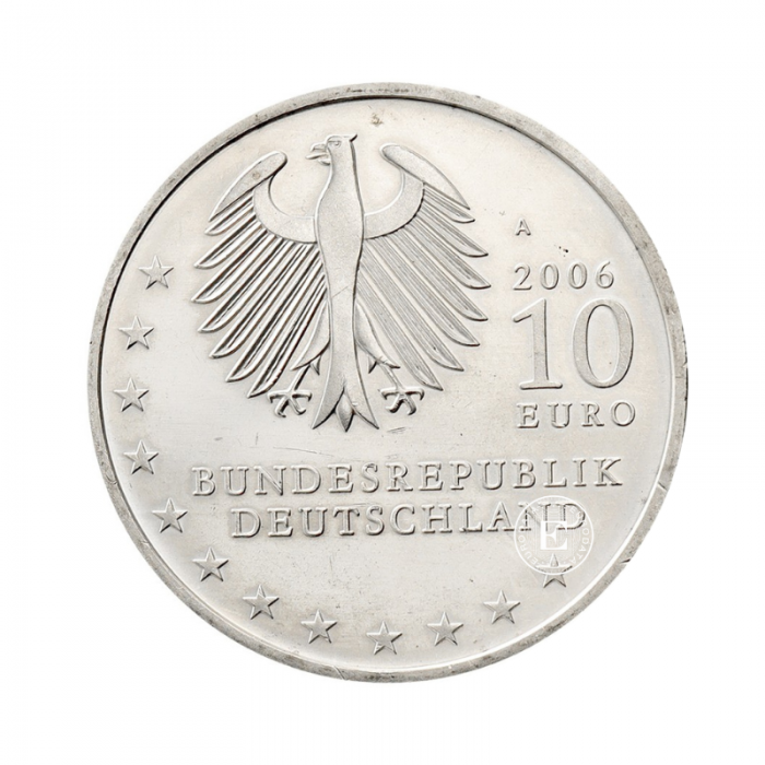 10 Eur (18 g) silbermünze 800th Anniversary of Dresden, Deutschland 2006