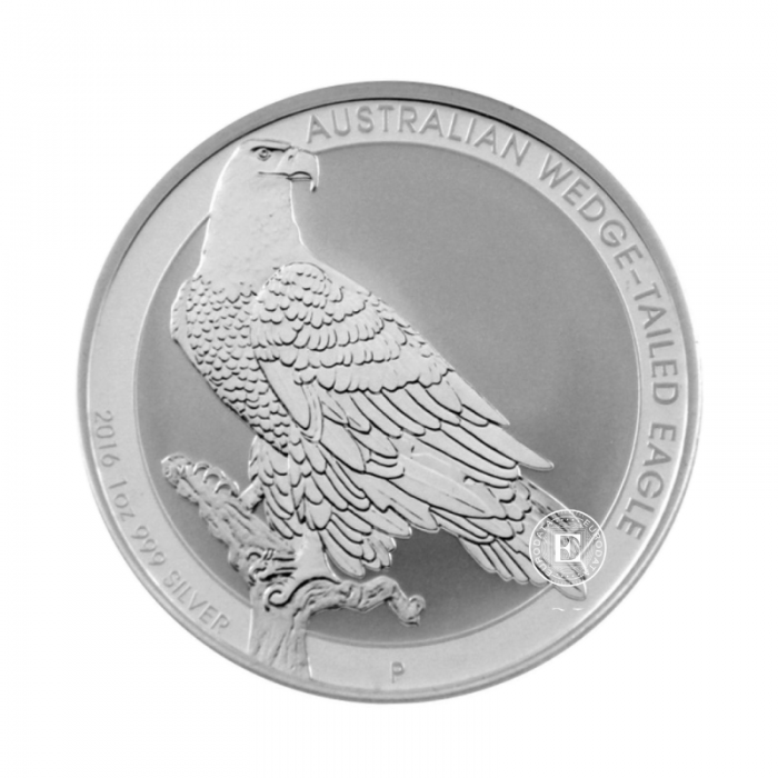 1 oz (31.10 g) srebrna moneta Australian Wedge tailed Eagle, Australia 2016