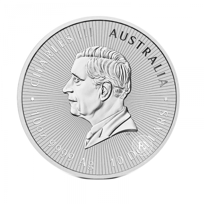 10 oz (311 g)  silver coin Next Generation - Piedfort Emu, Australia 2024