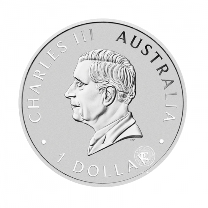 1 oz (31.10 g) sidabrinė moneta Australijos Emu, Australija 2024