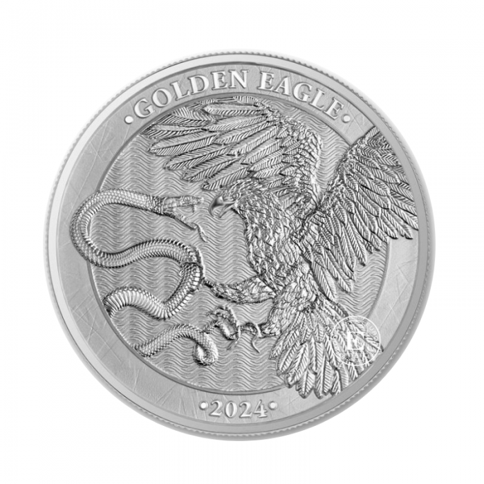 1 oz (31.10 g) pièce d'argent Aigle d'or, Malte 2024