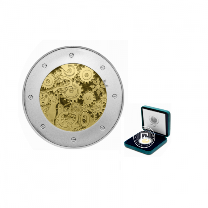 20 Eur (14.6 g) sidabrinė - auksinė PROOF moneta Euro įvedimas, Estija 2011
