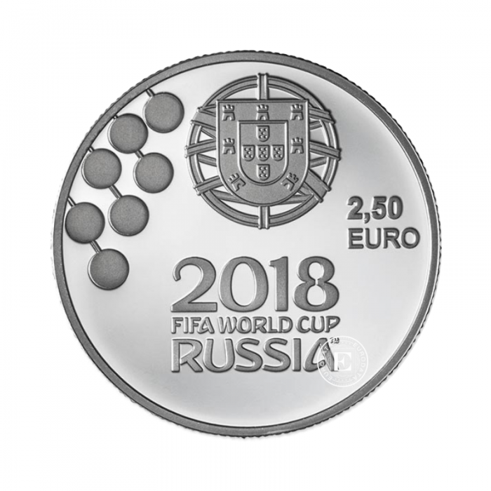 2.5 Eur pièce  FIFA World Cup Russia, Portugal 2018