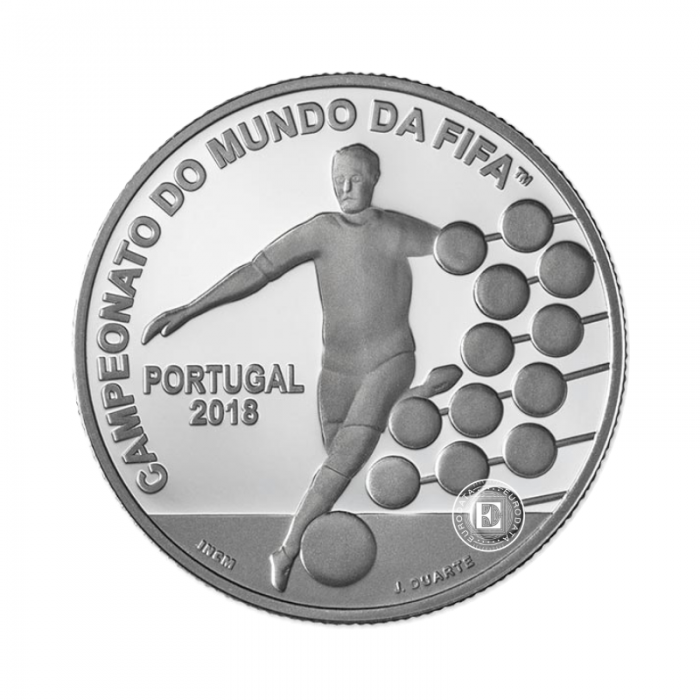 2.5 Eur moneta FIFA Pasaulio taurė Rusijoje, Portugalija 2018