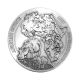  1 oz (31.10 g) pièce d'argent Hippopotamus, Rwanda 2017