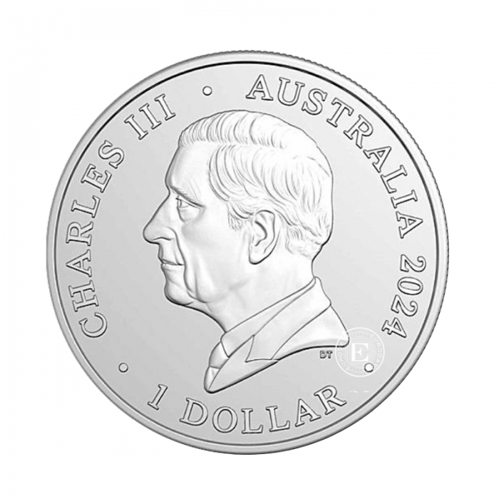 1 oz (31.10 g) sidabrinė moneta Australian Brumby, Australija 2024