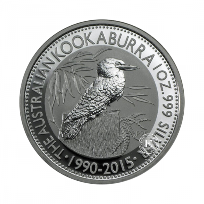 1 oz (31.10 g) pièce d'argent Kookaburra, Australia 2015