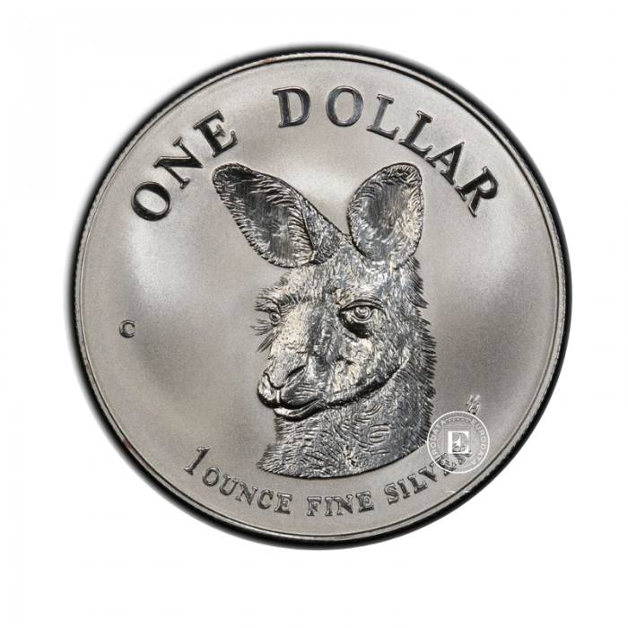 1 oz (31.10 g) sidabrinė moneta Kengūra - RAM, Australija 1995