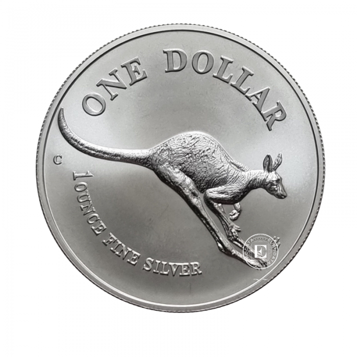 1 oz (31.10 g) silbermünze Kangaroo - RAM, Australien 1994