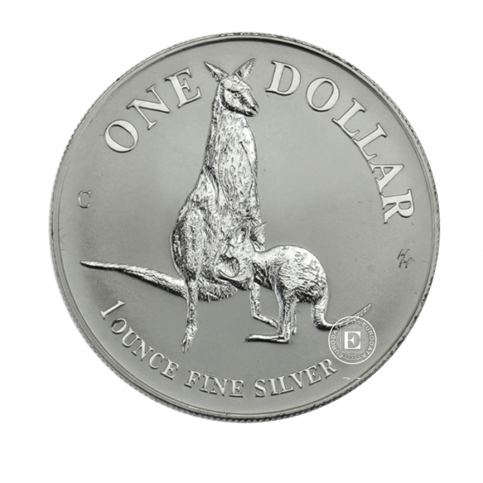 1 oz (31.10 g) sidabrinė moneta Kengūra - RAM, Australija 1996