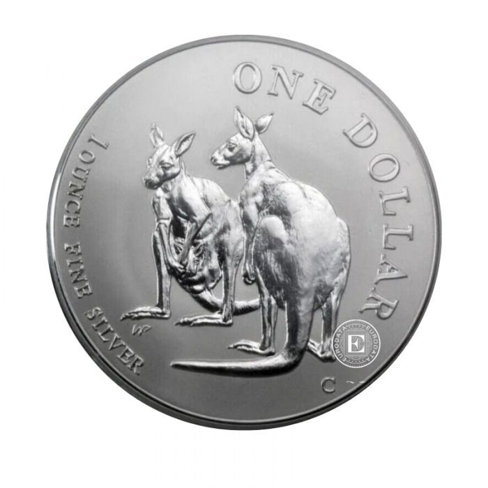 1 oz (31.10 g) silver coin Kangaroo -  RAM, Australia 1999