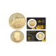 1 oz (31.10 g) gold coin on coincard Klondike Gold Rush - From Dore to Refined Gold, Canada 2024