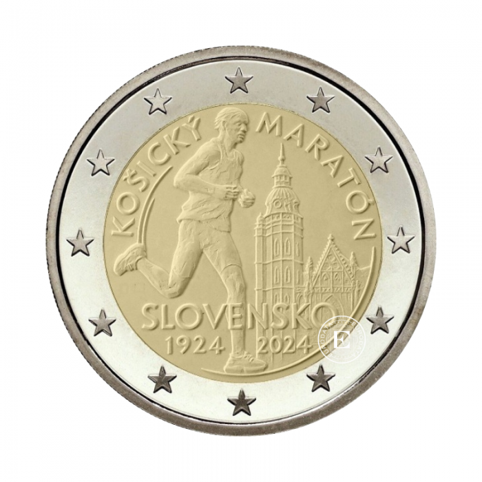 2 Eur moneta  Marathon,  Słowacja 2024