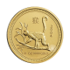 1/2 oz (15.55 g)  pièce d'or Lunar I - Year of the Monkey, Australie 2004