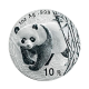 1 oz (31.10 g) sidabrinė moneta Panda, Kinija 2001