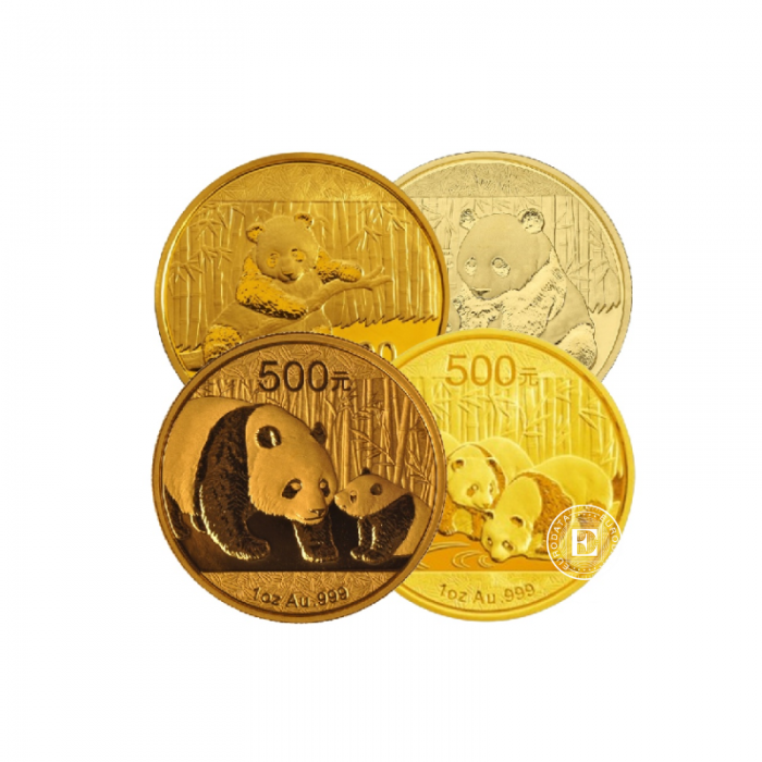 1 oz (31.1 g) gold coin Panda, China (random year)