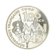 100 Franc (22.20 g) Silbermünze PROOF  The Anniversary of the end of World War II, Frankreich 1995