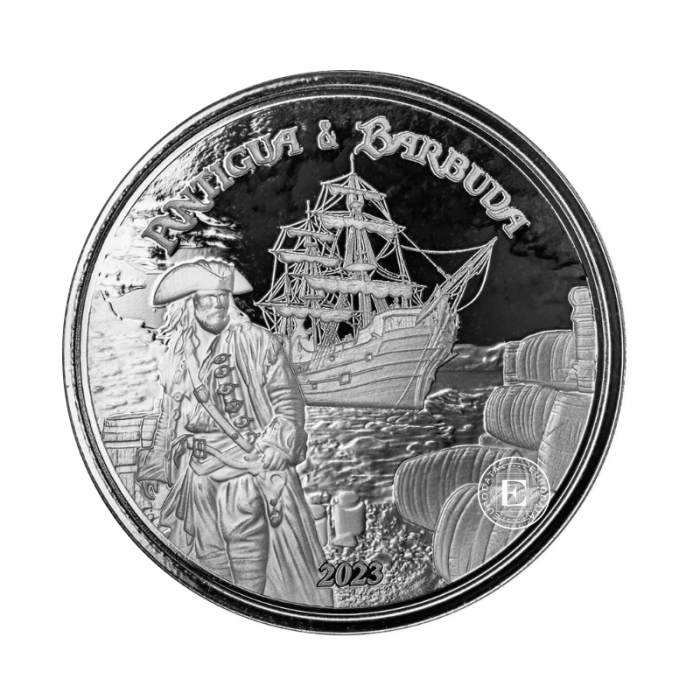 1 oz (31.10 g) silver coin EC8 Anguilla – Barbuda - Rum Runner, Eastern Caribbean 2023