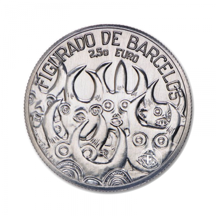 2.5 Eur coin Barcelos Ceramic, Portugal 2016