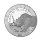 1 kg silver coin Giants of the Ice Age - Rhinoceros, Republic of Ghana 2021