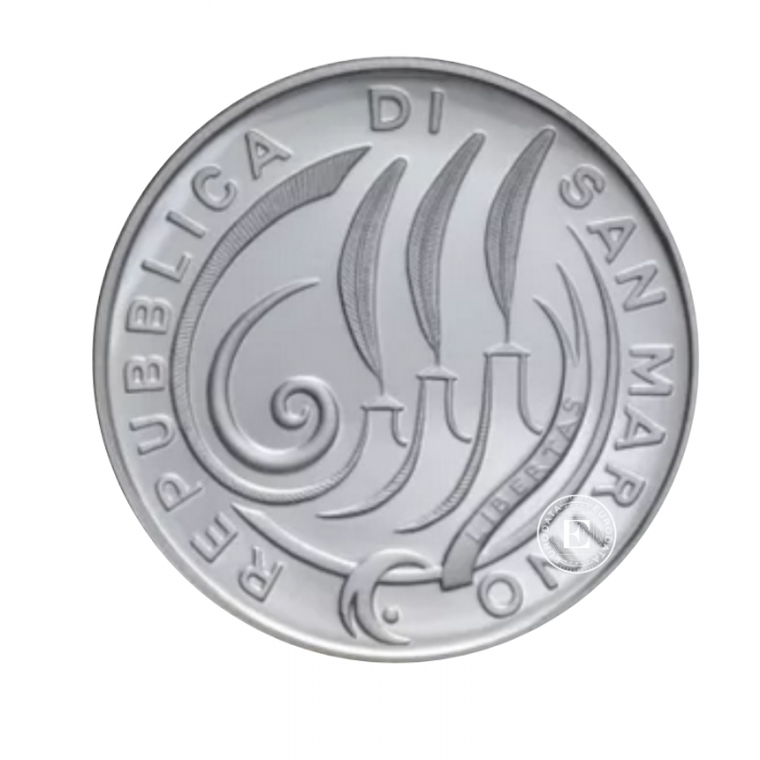 10 Eur (22 g) sidabrinė PROOF moneta Ekonominės ir pinigų sąjungos 10-metis, San Marinas 2009