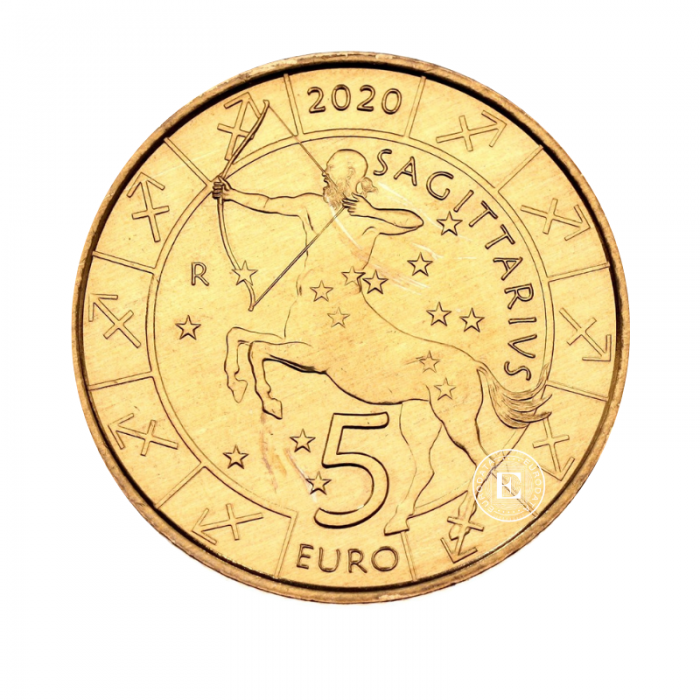 5 Eur pièce Zodiac - Sagittarius, Saint Marin 2020