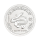 1 oz (31.10 g) silver coin Lunar I - Year of the Snake, Australia 2001