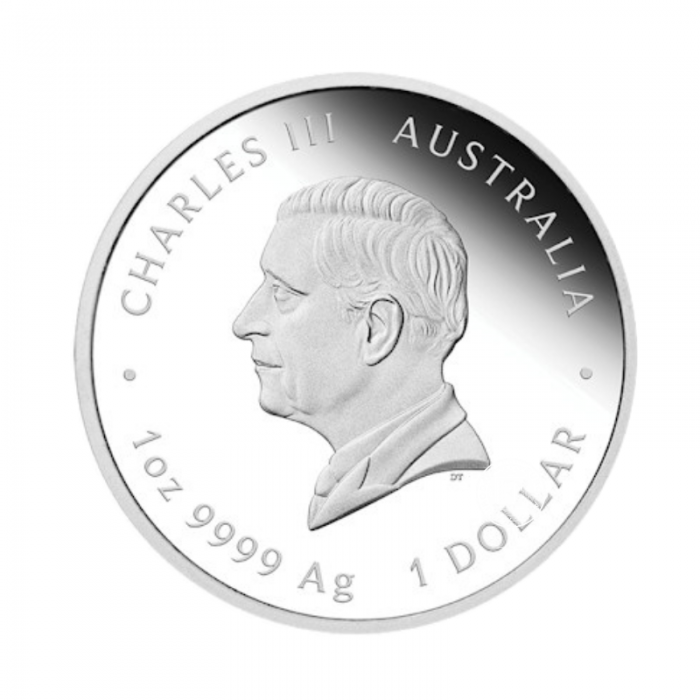 1 oz (31.10 g) pièce PROOF d'argent Lunar III - Year of  snake, Australie 2025 (avec certificat)