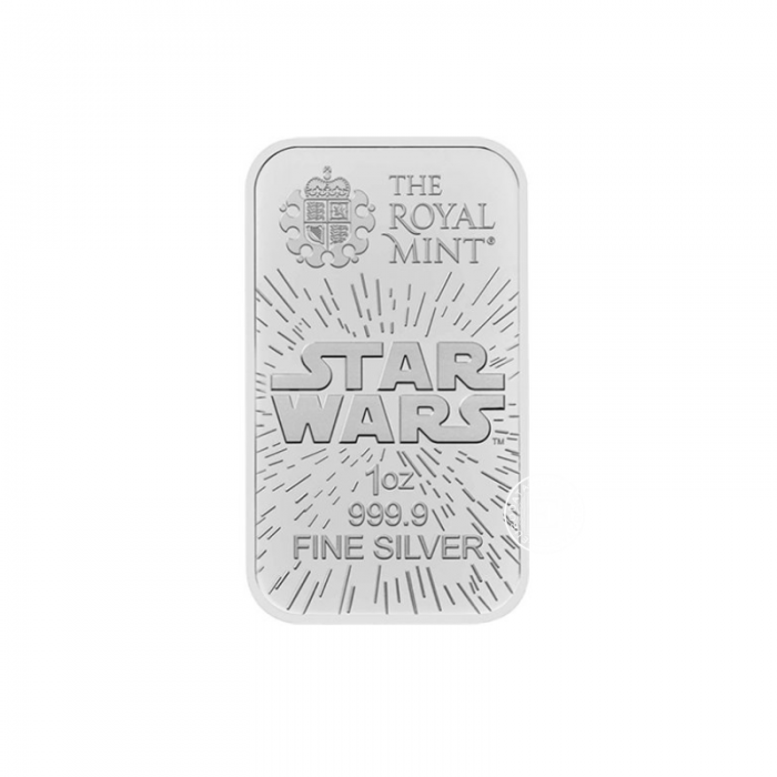 1 oz (31.10 g) sidabro luitas Star wars, The Royal Mint 999.9