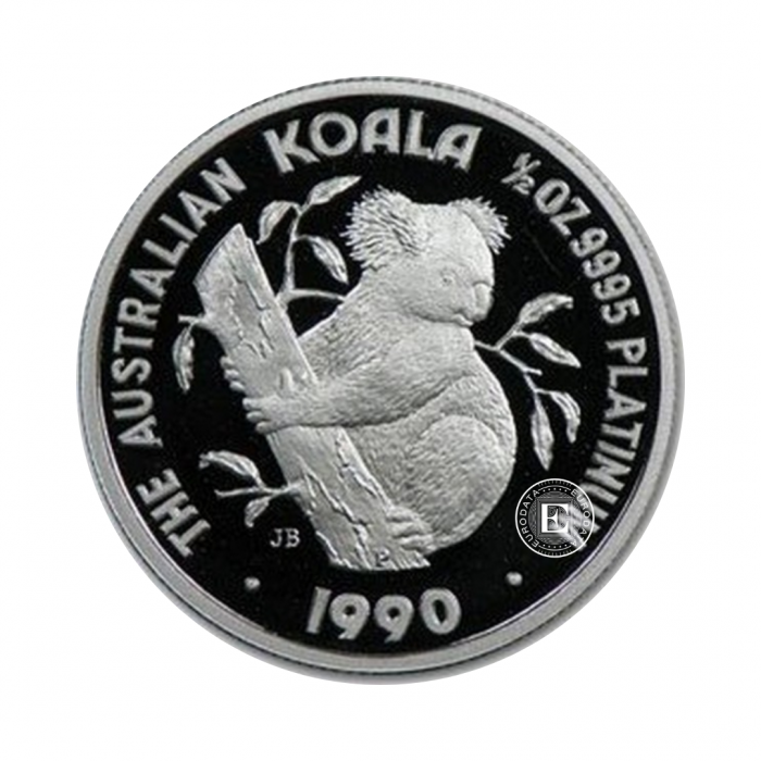 1/2 oz (15.55 g) platininė moneta Koala, Australija (atsitiktiniai metai)