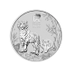 5 oz (155.50 g) pièce d'argent Lunar III - Tiger, Australie 2022