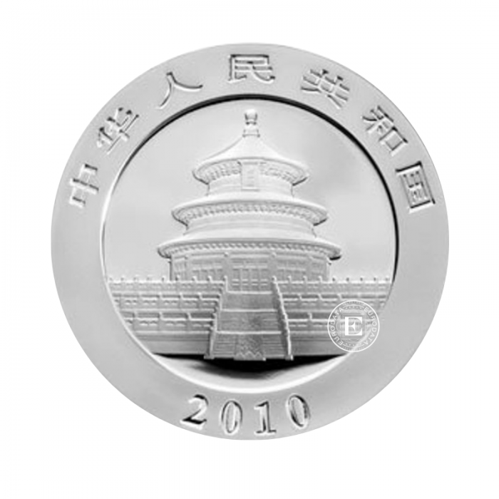 1 oz (31.10 g) silver coin Panda, China 2010