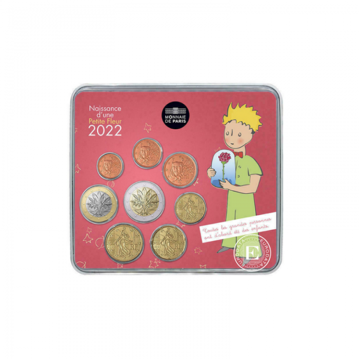 3.88 Eur coffret The Little Prince - Naissance d'une fleur, France 2022